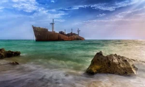 عکاسی در کشتی یونانی جزیره کیش
